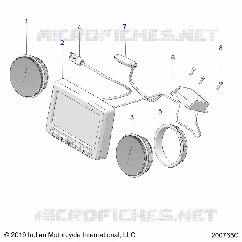 ELECTRICA, INSTRUMENT CLUSTER