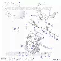 MERCADO ASM, WINDSHIELD MOUNT