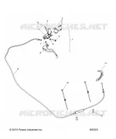 CONTROLS, PALANCA DE EMBRAGUE ASM. AND CABLE