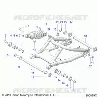 SUSPENSION,REAR SWING ARM/CHOQUE