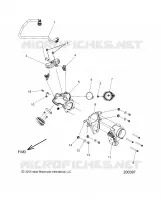 SISTEMA DE COMBUSTIBLE, FUEL CLAM SHELL/THROTTLE BODY