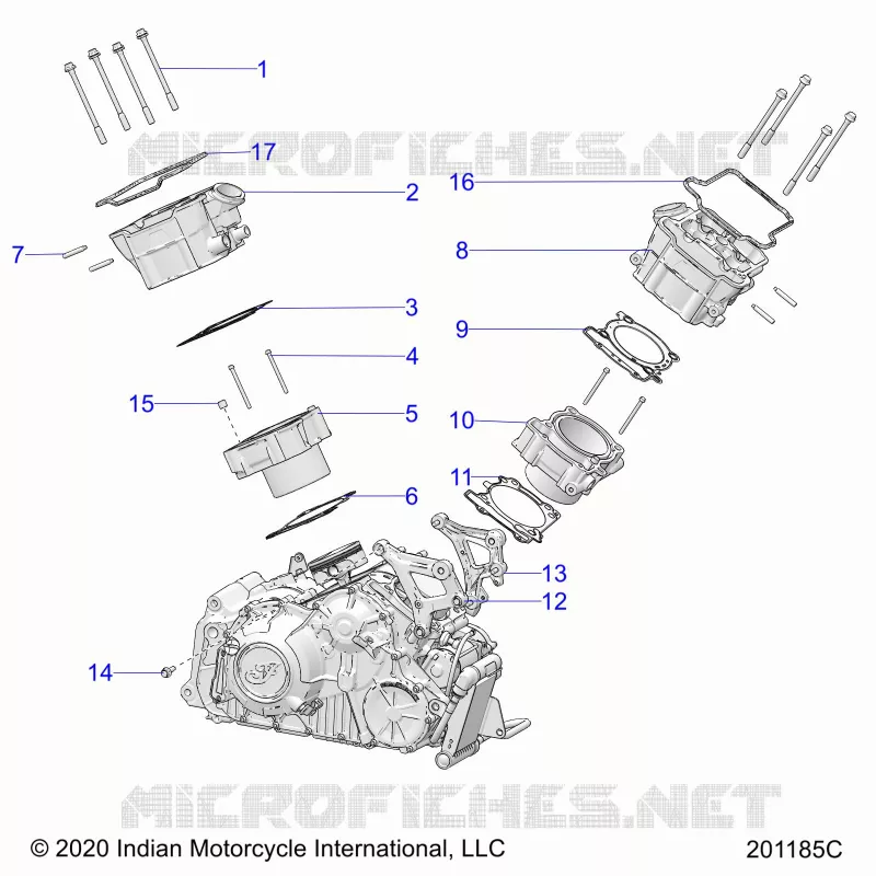 ENGINE, CYLINDER AND CULATA MNTG.