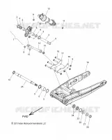 SUSPENSIÓN TRASERA ASM., SWING ARM AND SHOCK