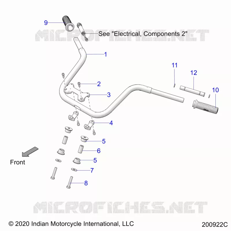 STEERING, SOPORTE DE MANILLAR AND GRIPS